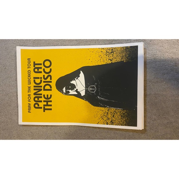 Panic At The Disco Official Tour Poster Silk Screen Print Art - Picture 7 of 7